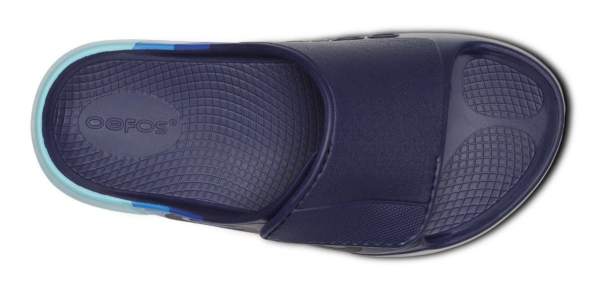 Men's OOahh Sport Flex Slide Sandal - Sky Rally